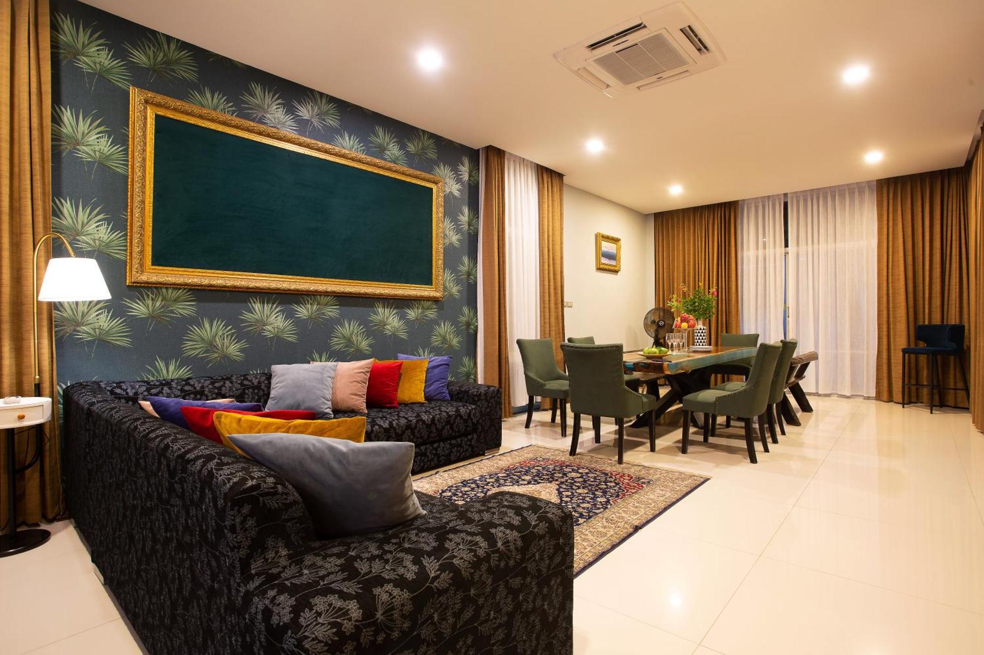 Nagawari Art Maldives Pattaya Villa Na Chom Thian Exteriör bild