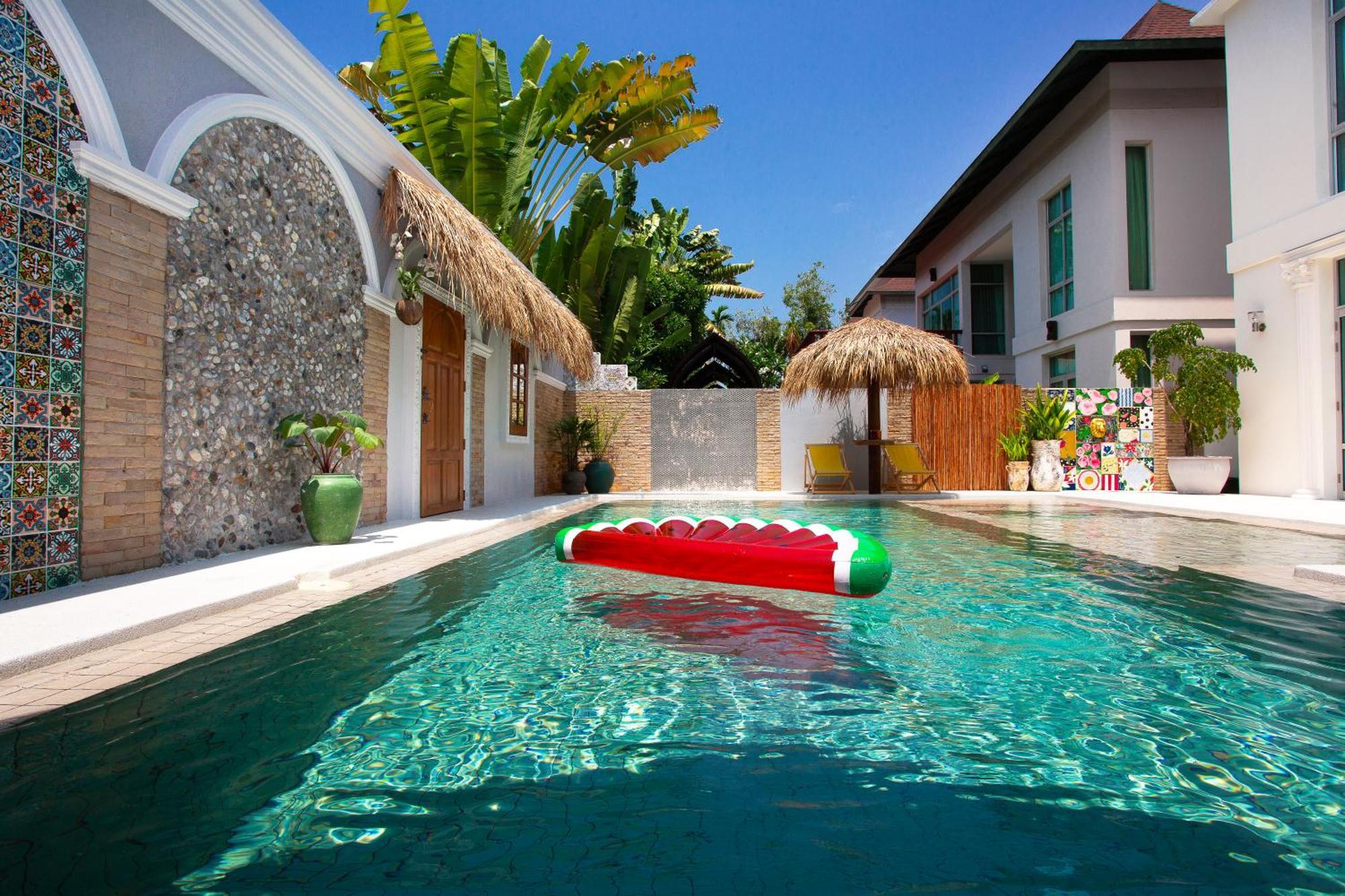 Nagawari Art Maldives Pattaya Villa Na Chom Thian Exteriör bild